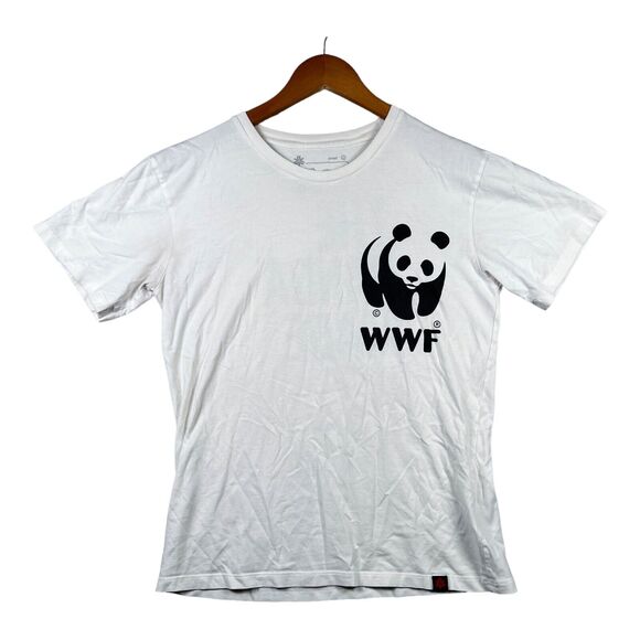 Vtg WWF World Wildlife Fund Panda Made Me Do It Men's T-Shirt Tee sz S - Picture 1 of 4
